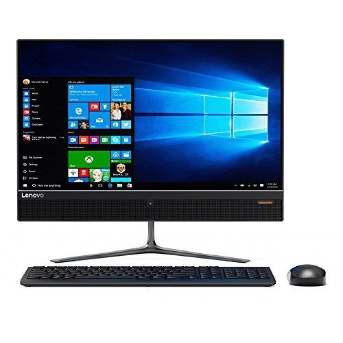 레노버 Lenovo ideacentre 510 All-In-One 23 Full HD Touch Screen Desktop PC, AMD A9-9410 2.9GHz 4GB DDR4 RAM 1TB 7200RPM HDD DVD+-RW AMD Radeon R5 WIFI Bluetooth HDMI VGA Keyboard Mouse W