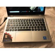 Lenovo Yoga 710 2-in-1 11.6 FHD Touchscreen Flagship High Performance Laptop PC | Intel Pentium 4405Y | 4GB RAM | 128GB SSD | WIFI | Bluetooth | Windows 10 (Silver)