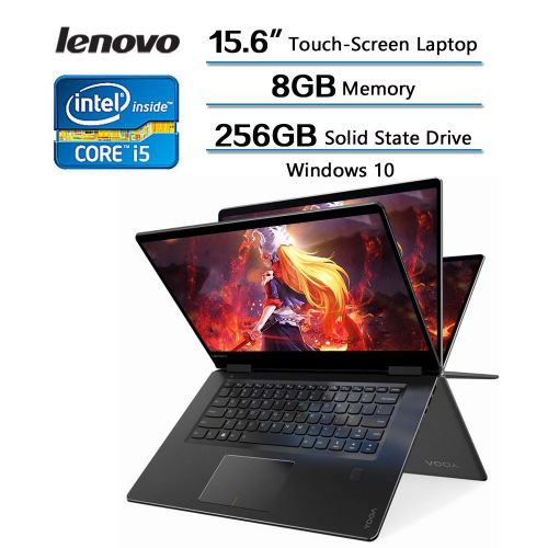 레노버 2018 Lenovo Yoga 710 Flagship Laptop, 15.6 inch Full HD Touchscreen Display, Intel Core i5-7200u 2.5GHz, 8GB DDR4 SDRAM, 256GB Solid State Drive, Windows 10