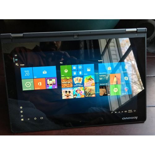 레노버 Lenovo - Yoga 2 2-in-1 11.6 Touch-Screen Laptop - Intel Core i5 - 4GB Memory - 128GB Solid State Drive - Windows 8.1 - Silver