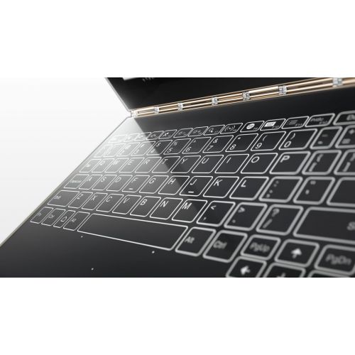 레노버 Lenovo Yoga Book 10.1 Full HD Touchscreen IPS (1920x1200) 2-in-1 Tablet PC, Intel Atom x5-Z8550 Processor, 4GB RAM, 64GB SSD, Bluetooth, Halo Keyboard, Stylus, Android 6.0.1 Marshm