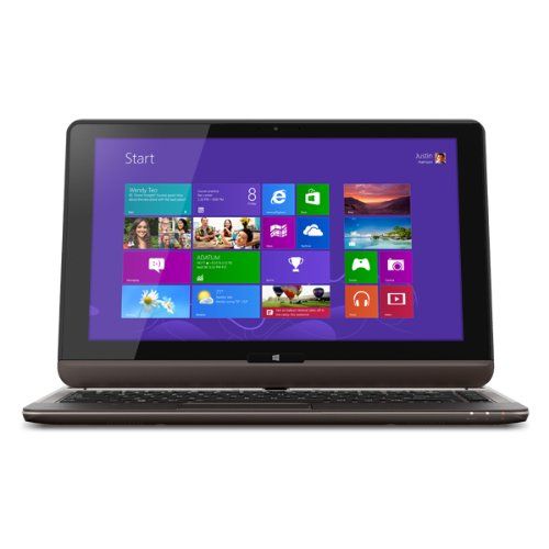 레노버 Toshiba Satellite U925T-S2120 12.5-Inch Convertible 2 in 1 Touchscreen Ultrabook (Midnight Brown in Soft Touch Body)