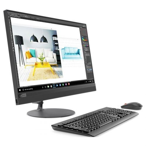 레노버 Lenovo Ideacentre AIO 520-24IKL 23.8 All-in-One Desktop Computer (Intel i7-7700T 2.9GHz, 8GB RAM, 1TB HDD, 16GB Intel Optane, Windows 10) F0D1001SUS