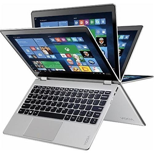 레노버 Lenovo - Yoga 710 2-in-1 80V6000PUS 11.6 Touch-Screen Laptop - Intel 7th Generation Core i5-7Y54-8GB Memory - 128GB Solid State Drive - Silver