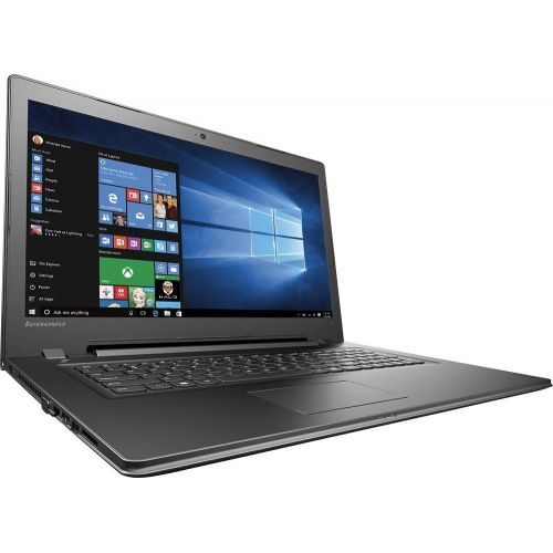 레노버 Lenovo 17.3 HD+ High Performance Laptop, Intel Core i5-6200U Processor, 8GB RAM, 1TB HDD, Intel HD Graphics 520, DVD, HDMI, VGA, Bluetooth, 802.11ac, Webcam, Windows 10-Black