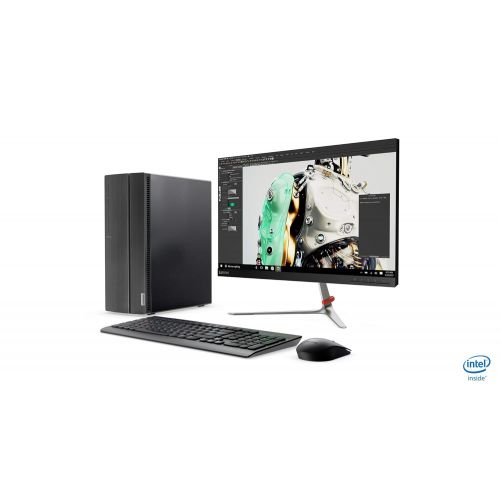 레노버 Lenovo IdeaCentre 510A 15L Desktop Computer, Intel Core i3-8100 Processor, 4GB DDR4, 1TB HDD + 16GB Intel Optane Memory, Intel UHD Graphics 630, Windows 10, 90HV000NUS, Black