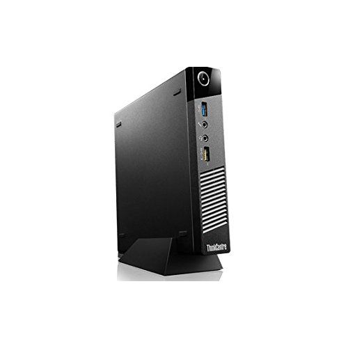 레노버 Lenovo ThinkCentre M73 Tiny Form Factor Business Desktop Computer, Intel Dual-Core G3220T Processor 2.60 GHz, 8GB RAM, 500GB HDD, WiFi, USB 3.0, VGA, Windows 10 Pro (Certified Refu