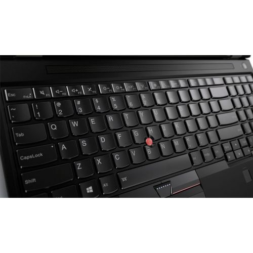 레노버 Lenovo ThinkPad P50 Mobile Workstation Laptop - Windows 10 Pro - Intel i7-6700HQ, 64GB RAM, 256GB SSD + 1TB HDD, 15.6 FHD IPS (1920x1080) Display, NVIDIA Quadro M1000M, Fingerprint