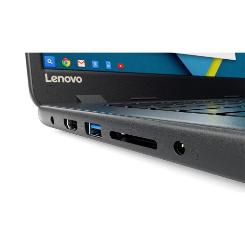 레노버 Premium High Performance Lenovo 14-inch Chromebook Intel Celeron Dual-Core Processor 4GB Memory 16GB eMMC SSD 802.11AC WIFI HDMI Webcam Bluetooth 10 hour Battery-Black