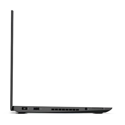 레노버 Lenovo ThinkPad T470s Laptop with Intel Core i7-6600U, 8GB DDR4 RAM, 256GB SSD, Windows 7 Pro - 14 FHD IPS Display - Black - 20JS0004US