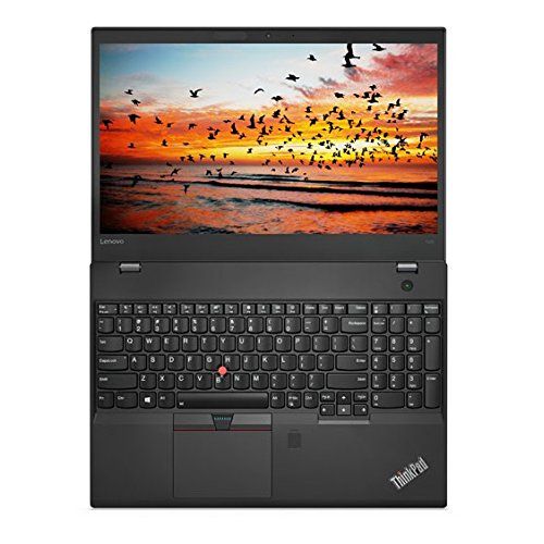 레노버 Lenovo ThinkPad T570 Laptop with Intel Core i7-6600U Processor, 8GB DDR4 RAM, 256GB SSD, Windows 7 Pro - 15.6 FHD IPS Display - Graphite Black - 20JW0004US