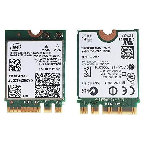 레노버 New Genuine Lenovo ThinkPad Wireless Intel WiFi BT 4.0 Card 04W3798