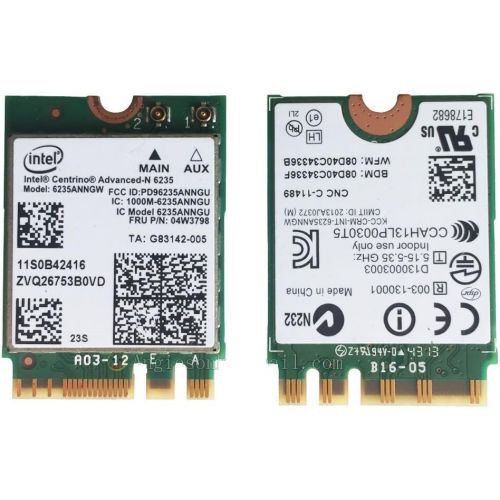 레노버 New Genuine Lenovo ThinkPad Wireless Intel WiFi BT 4.0 Card 04W3798