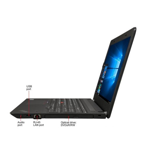 레노버 2018 New Lenovo ThinkPad E570 15.6 FHD IPS High Performance Business Notebook, Intel i5-7200U 2.5GHz up to 3.1GHz, 8GB DDR4, 256GB SSD, DVDRW, Bluetooth, USB 3.0, HDMI, Webcam, Win