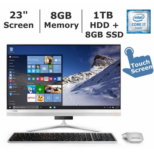  Lenovo-IdeaCentre-510s-i7-8GB-1TB 2017 Newest Lenovo Ideacentre AIO 510s 23 Flagship Premium High Performance All-in-One Desktop, Intel Core i7-6500U up to 3.1 GHz, 8GB DDR4 RAM, 1TB HDD + 8GB SSD, WiFi, Bluetooth,