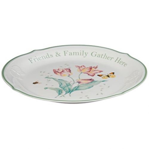 레녹스 Lenox Butterfly Meadow Sentiment Platter