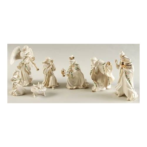 레녹스 Lenox Holiday 7 Piece Small Mini Nativity Figurines Set