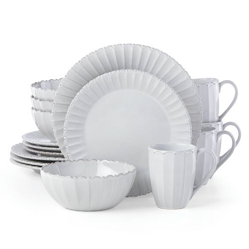 레녹스 Lenox French Carved Bead 16-Piece Dinnerware Set