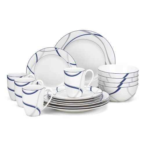 레녹스 Lenox Vibe™ 16-Piece Dinnerware Set in Blue