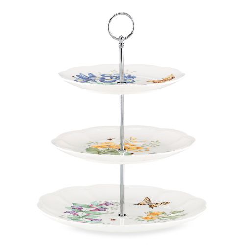 레녹스 Lenox Butterfly Meadow 3-Tiered Server