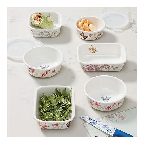 레녹스 Lenox Butterfly Meadow, Rectangular Serve and Store