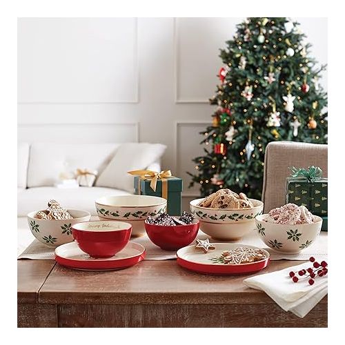 레녹스 Lenox 893494 Holiday Luna Nesting Dinnerware Set