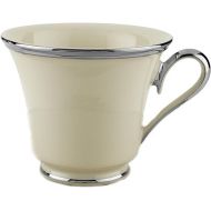 Lenox Solitaire Teacup, Cup, ivory/platinum