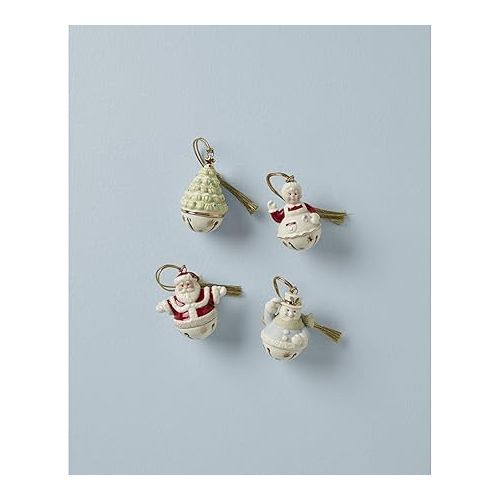 레녹스 Lenox 894794 Jingle Bell Ornament, Set of 4