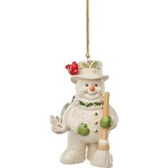 Lenox 894428 2023 Snowman with Broom Ornament