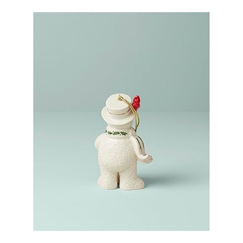 레녹스 Lenox 894428 2023 Snowman with Broom Ornament