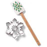 Lenox 893496 Holiday Spatula with Snowflake Cookie Cutter