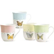 Lenox 773903 Butterfly Meadow 4-Piece Mug Set, Multicolor, 1.85 LB