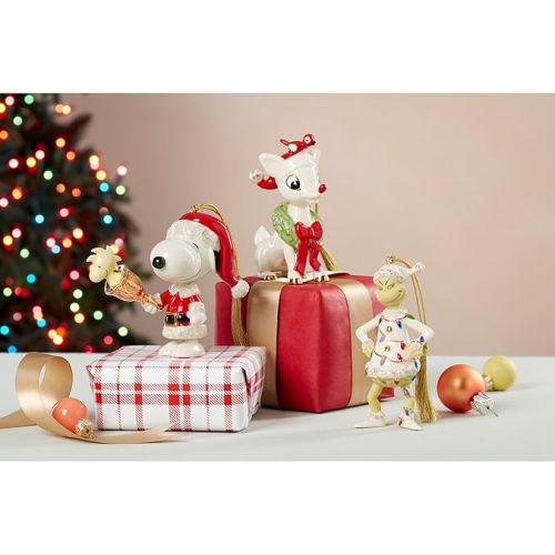 레녹스 Lenox 894451 Rudolph and Cardinal Friend Ornament