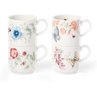 Lenox 890451 Butterfly Meadow 4-Piece Stacking Mug Set