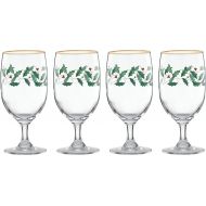 Lenox 849606 Holiday 4-Piece Iced Beverage Glass Set