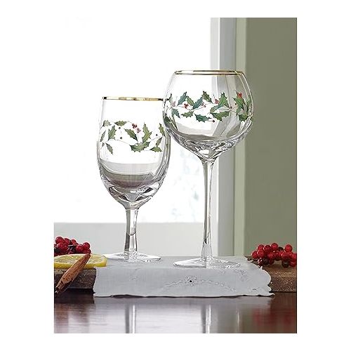 레녹스 Lenox 849606 Holiday 4-Piece Iced Beverage Glass Set