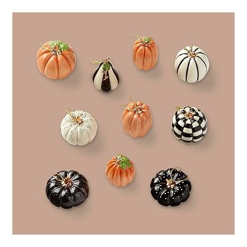 레녹스 Lenox 889140 Mini Pumpkin 10-Piece Ornament Set