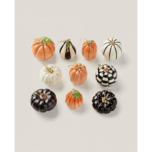 레녹스 Lenox 889140 Mini Pumpkin 10-Piece Ornament Set