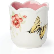 Lenox Butterfly Meadow Scalloped Pink Citrus Candle, 1.20 LB, Multi