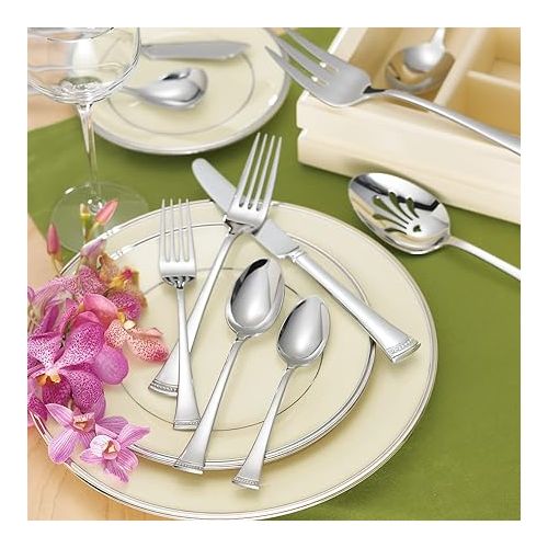 레녹스 Lenox 815486 Portola 65-Piece Flatware Set