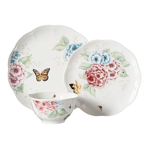 레녹스 Lenox 849407 Butterfly Meadow Hydrangea 12Pc Set