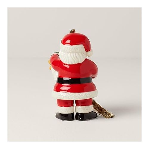 레녹스 Lenox 894427 2023 Santa and Stocking Ornament