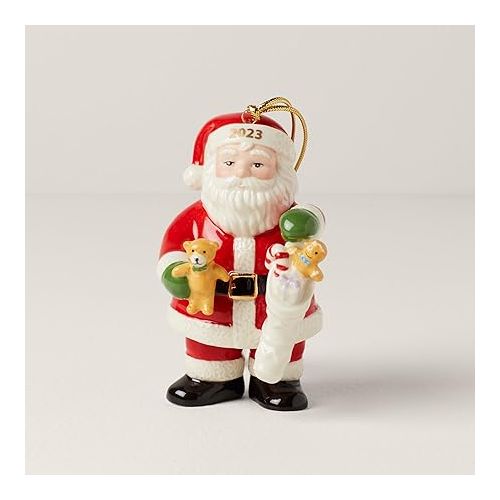 레녹스 Lenox 894427 2023 Santa and Stocking Ornament