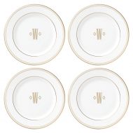 Lenox Federal Gold Block Monogram Dinnerware Tidbit Plates, Set of 4, W
