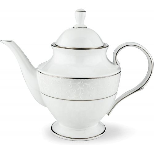레녹스 Lenox Opal Innocence Teapot, White