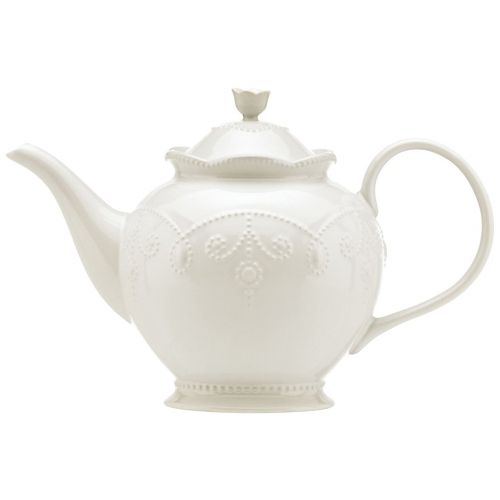 레녹스 Lenox French Perle Teapot, White