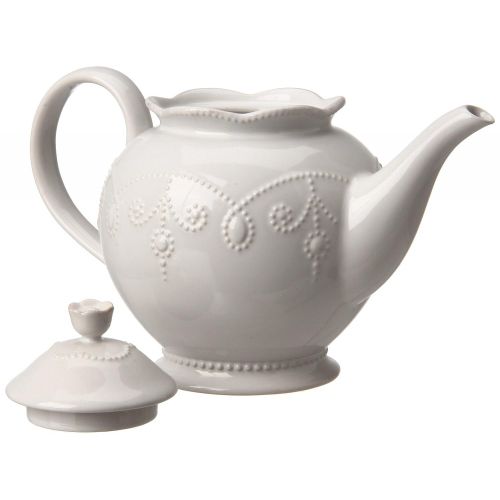 레녹스 Lenox French Perle Teapot, White