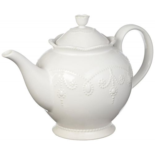 레녹스 Lenox French Perle Teapot, White