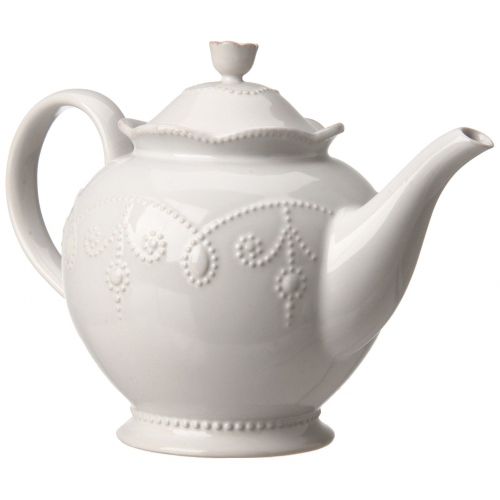 레녹스 Lenox French Perle Teapot, White