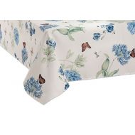 Lenox Butterfly Meadow Blue 52x70 Oblong Tablecloth